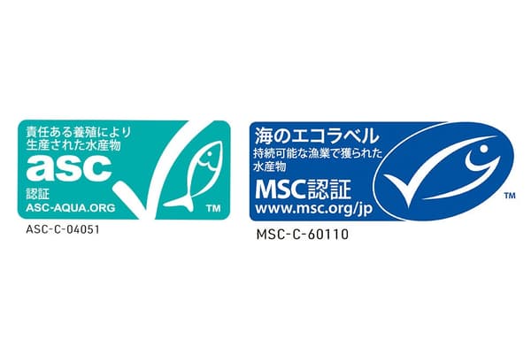 MSC/ASC認證海鮮標誌