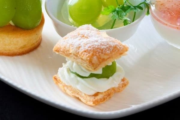 Shine muscat millefeuille