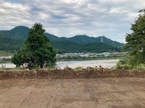 The same area after development work was completed
