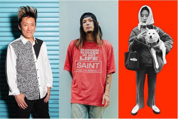 Junta Mori (JUN SKY WALKER(S)), KOKI (The BONEZ / TEARS OF THE REBEL), Momoko Hayashi (Hump Back)