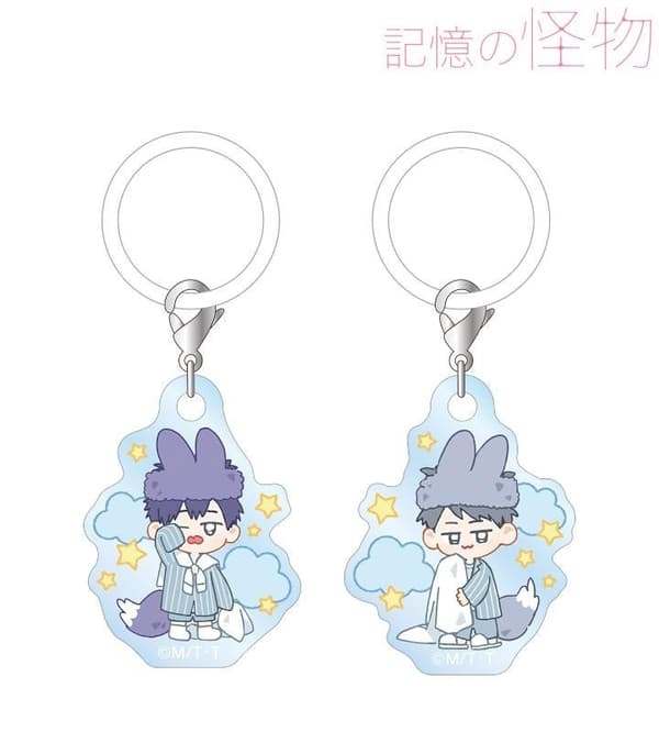 MAE Sensei Original Chibi Character Pajama Ver. Acrylic Charm 2-Piece Set - Set 1