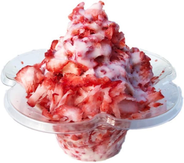 Roto Brewery Tap & Kitchen's Kezuri Ichigo shaved strawberry ice