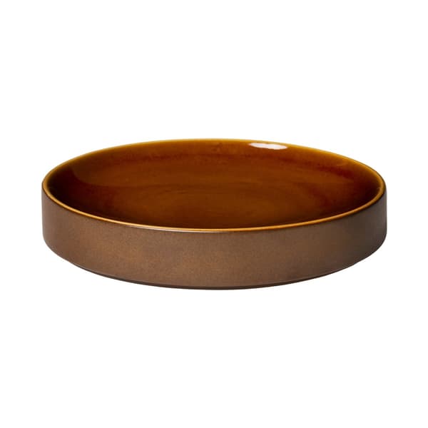 Decorative Tray Kirnu 20 cm warna cokelat
