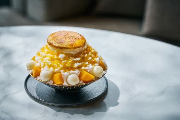 Mango & Crème Brûlée Kakigori at Fairmont Tokyo Vue Mer