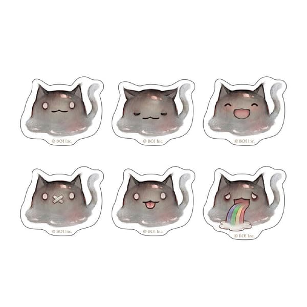 Tokeneko Sticker 6-piece Set