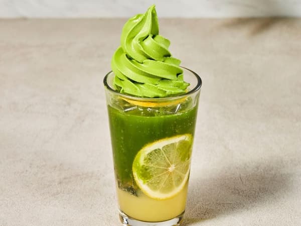 冷製抹茶檸檬蘇打漂浮