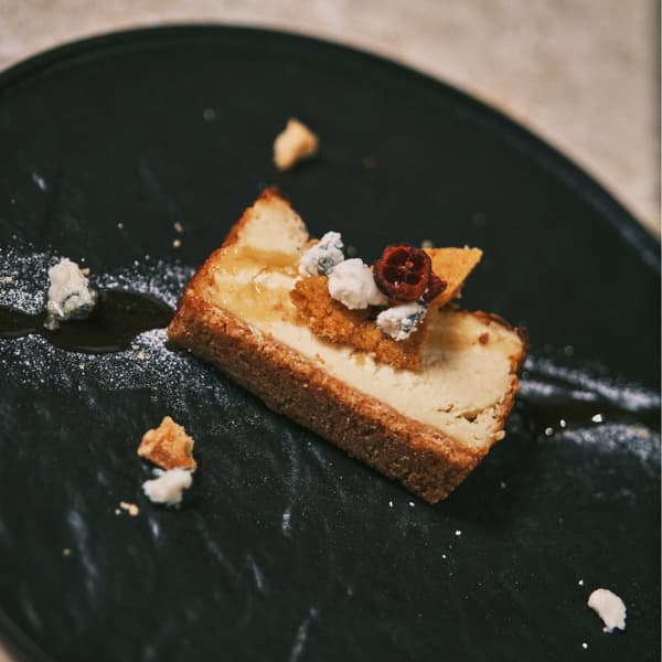 Adult Cheesecake — Roquefort and Honeycomb