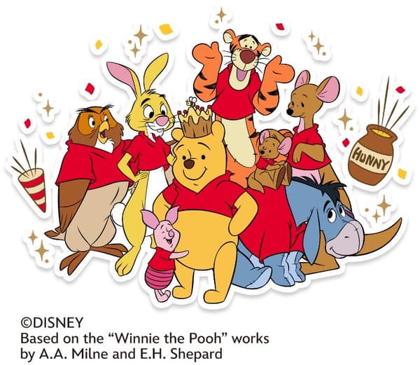 Winnie the Pooh kitchen collection items from BRUNO