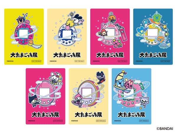 Big Tamagotchi Exhibition exclusive acrylic card, sample image 1