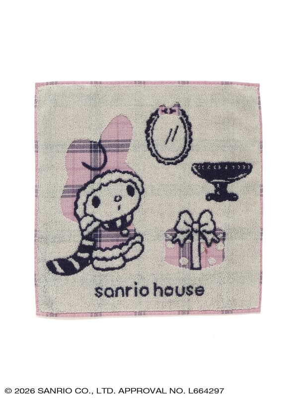 Toalla de mano de jacquard a cuadros navideños