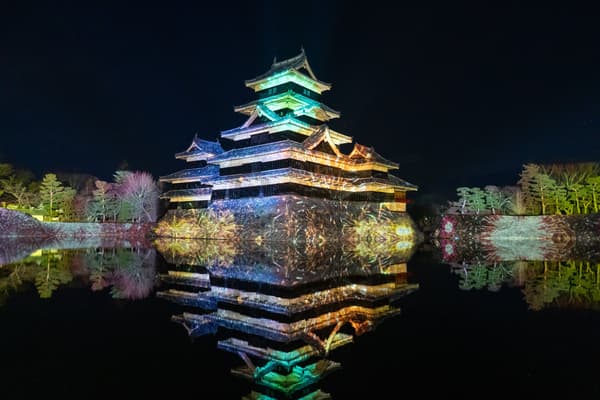 National Treasure Matsumoto Castle Tower Projection Mapping 2025-2026