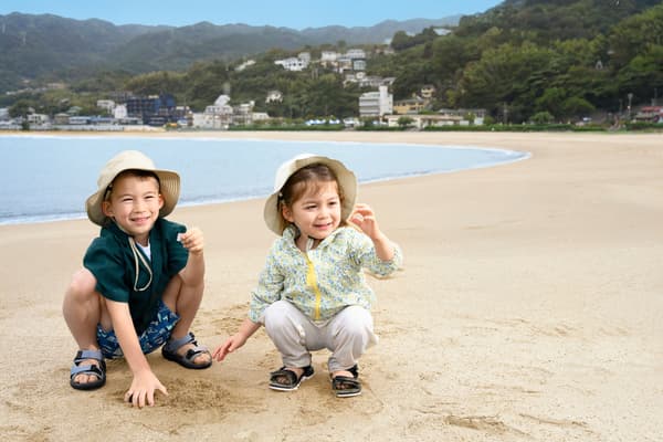 海灘漫步以觀察海洋生物和浮木