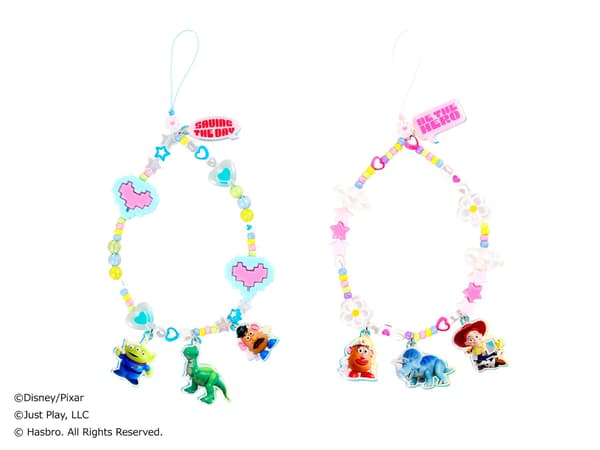 SKINNYDIP LONDON Toy Story beaded phone straps in two designs
