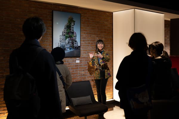 去年艺术展的场景