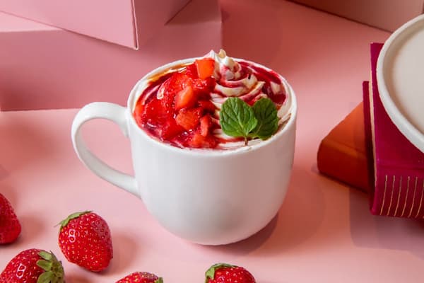 草莓阿萨姆奶茶[热]