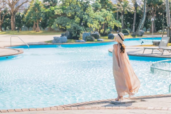 Outdoor pool at Laguna Garden Hotel