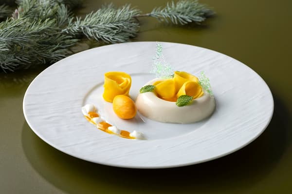 Saikyo Miso Blancmange With Mango