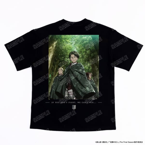 Camiseta de colaboración 2 del anime de TV Attack on Titan