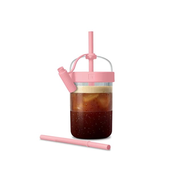 Travel Ice Coffee Tumbler Bubblegum