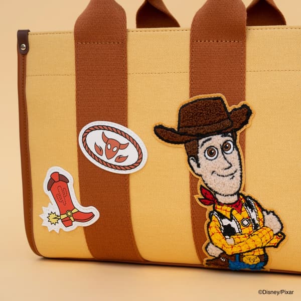 Woody embroidery patch detail