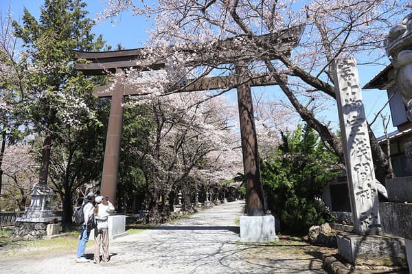 位于营地正对面的富士御室浅间神社