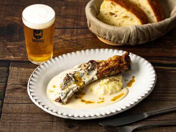 Roasted Pork Ribs with Spiced Cream Sauce