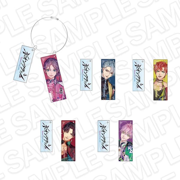 Neon Clash Acrylic Keychain