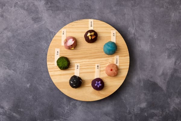 Tujuh jenis anko yang disamakan dengan tujuh kota pos Tokaido