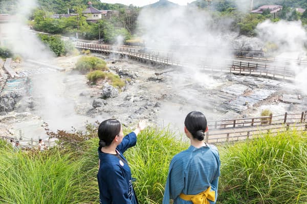 Pengalaman Onsen Culture Iroha di observatorium pada siang hari