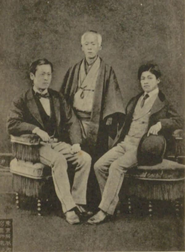 Ichizaemon Morimura (kiri) dan Toyo Morimura (kanan)