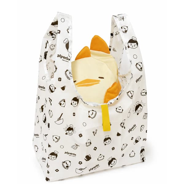 Piyorin & Hiyori Outing Eco Bag showing spacious interior