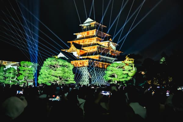 Projection Mapping del Castillo de Tsuruga 2025