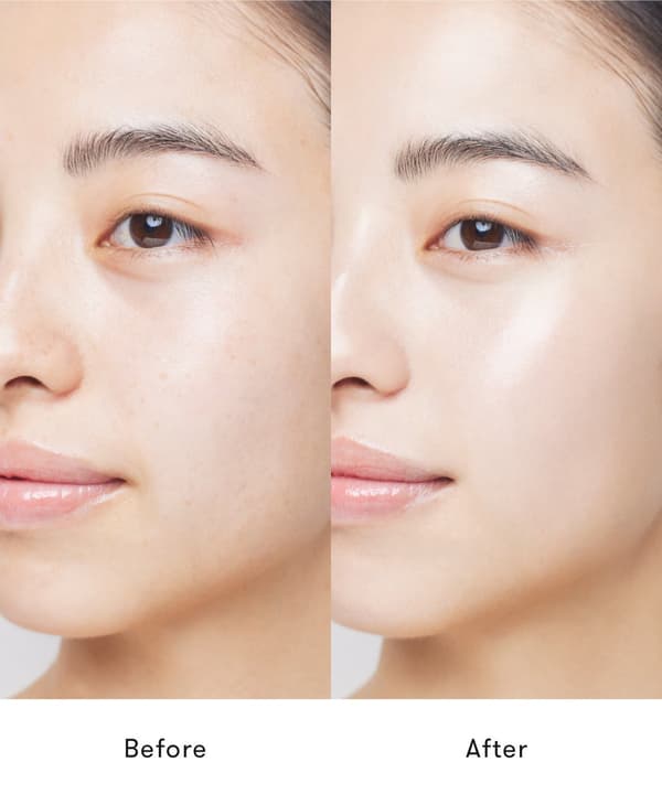 SINN PURETÉ 세럼 파운데이션 사용 전후