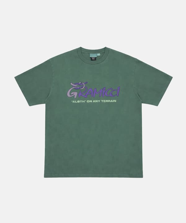Gramicci & ALWAYTH AL8TH GRAPHIC T-SHIRT (Green)