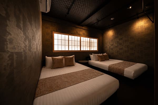 Main bedroom at SHOGUN PRIVATE RESIDENCE Shibuya Miyashita Park