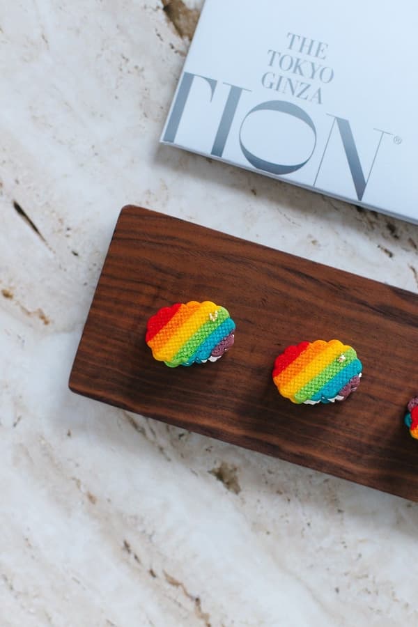 Pride Room Amenity — Rainbow Cookie