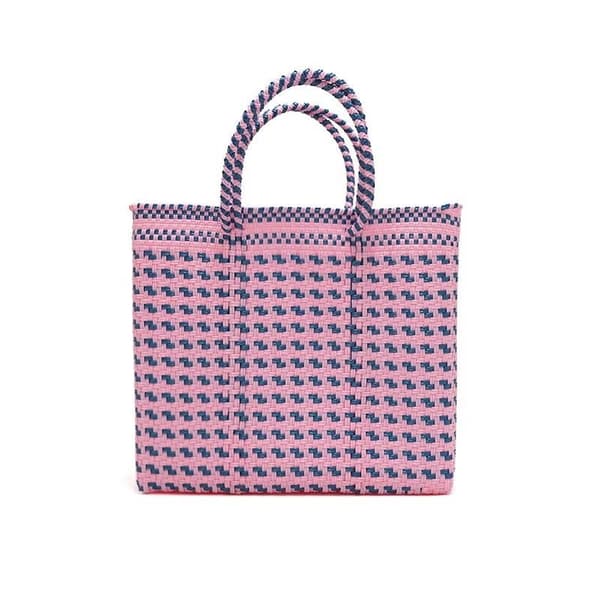 HOUNDSTOOTH - Rosa / Azul Metálico (S)