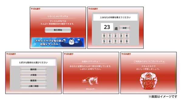 活动中的肌肉ATM机