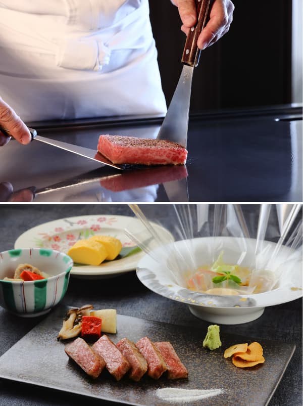 铁板烧 近江午餐套餐搭配近江牛肉