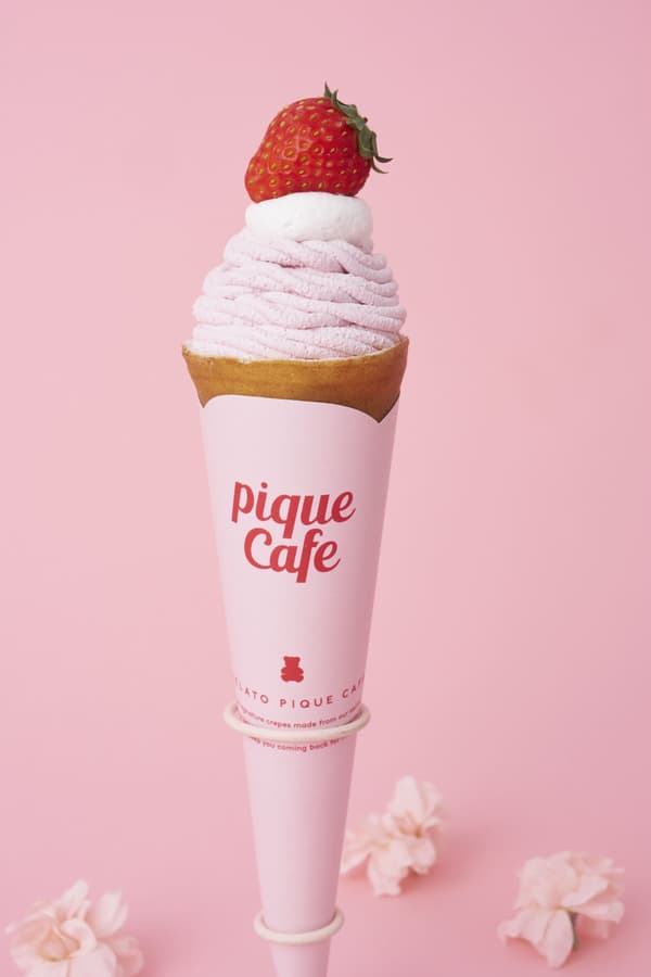 Ichigo to Sakura no Mont Blanc Crepe from Gelato Pique Cafe Petit