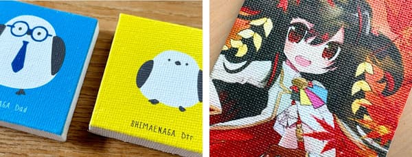 ภาพตัวอย่างชิ้นงาน Mini Canvas Print