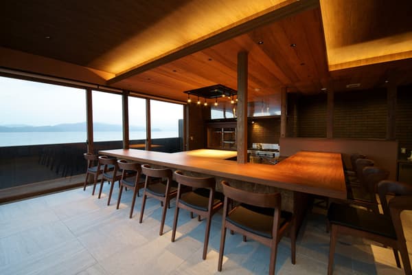 Private counter dining with chef at Auberge Villa KUON
