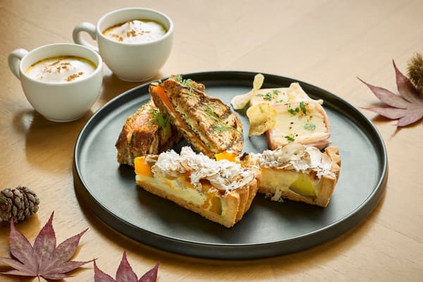 Savory selection — four varieties