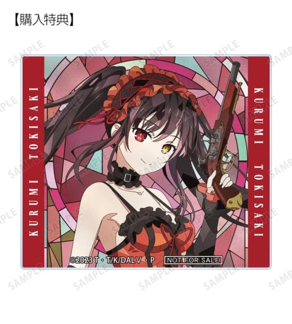 Kurumi Tokisaki Aure Glass Acrylic Card shop-exclusive bonus