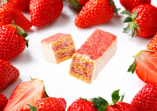Fruit-Filled Mille-feuille, Stroberi