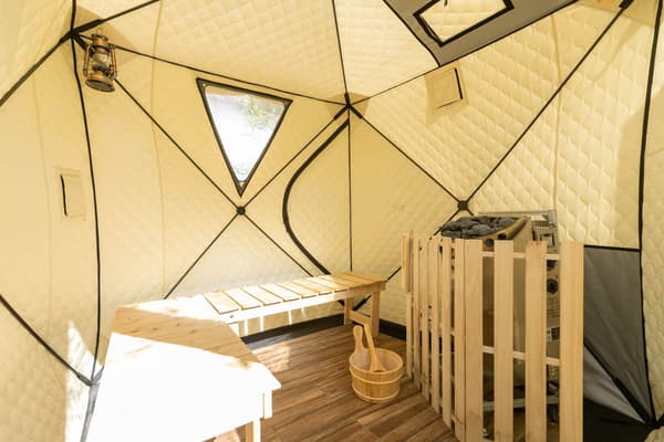 帐篷桑拿内部（参考图片）