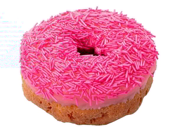 PINK SPRINKLES ICED CAKE