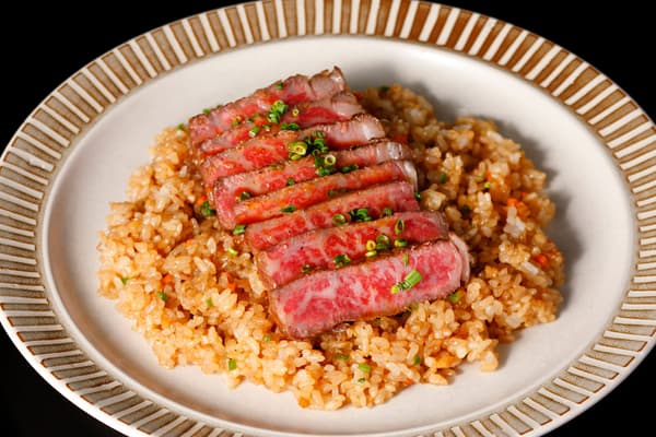 Set de pilaf de filete de Wagyu de Tottori