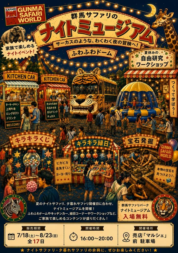 Night Museum event poster