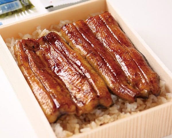 Special unaju eel bento from 登亭